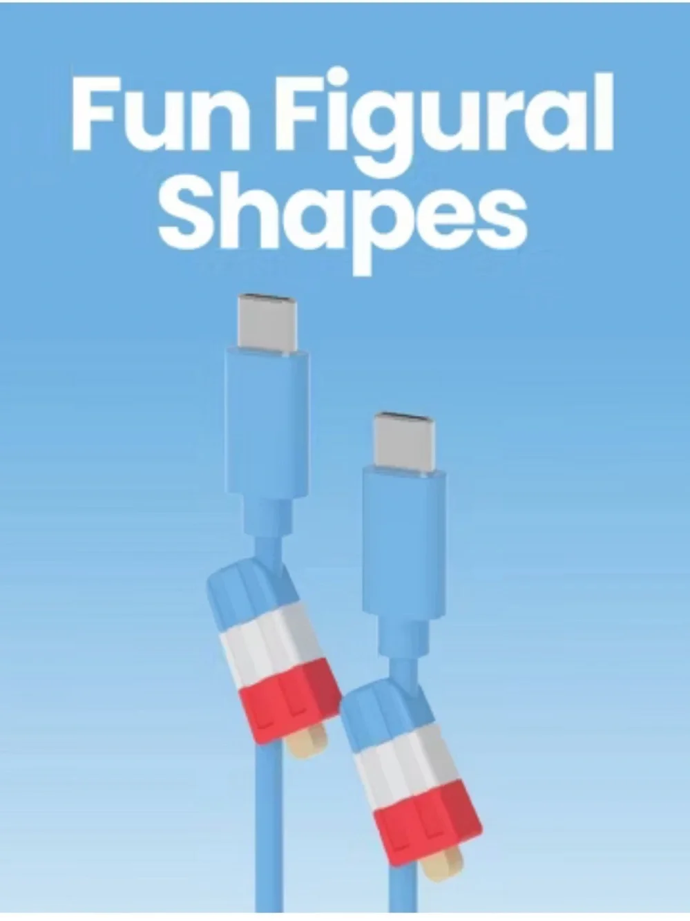 GEMS Figural USB-C Cable - Popsicle